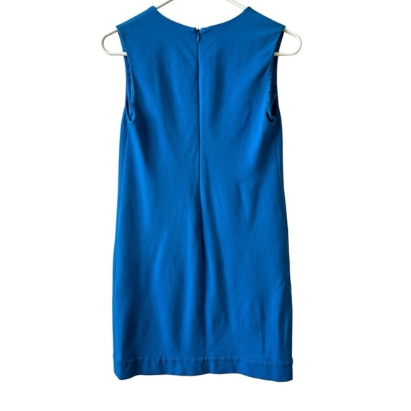 DVF DIANE VON FURSTENBERG KHADIJAH LAPIS DRESS SZ 2 OFFICE MODERN CHIC CLASSIC - Picture 5 of 11